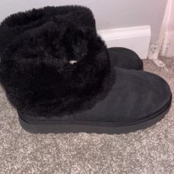 Ugg classic mini fluff boot