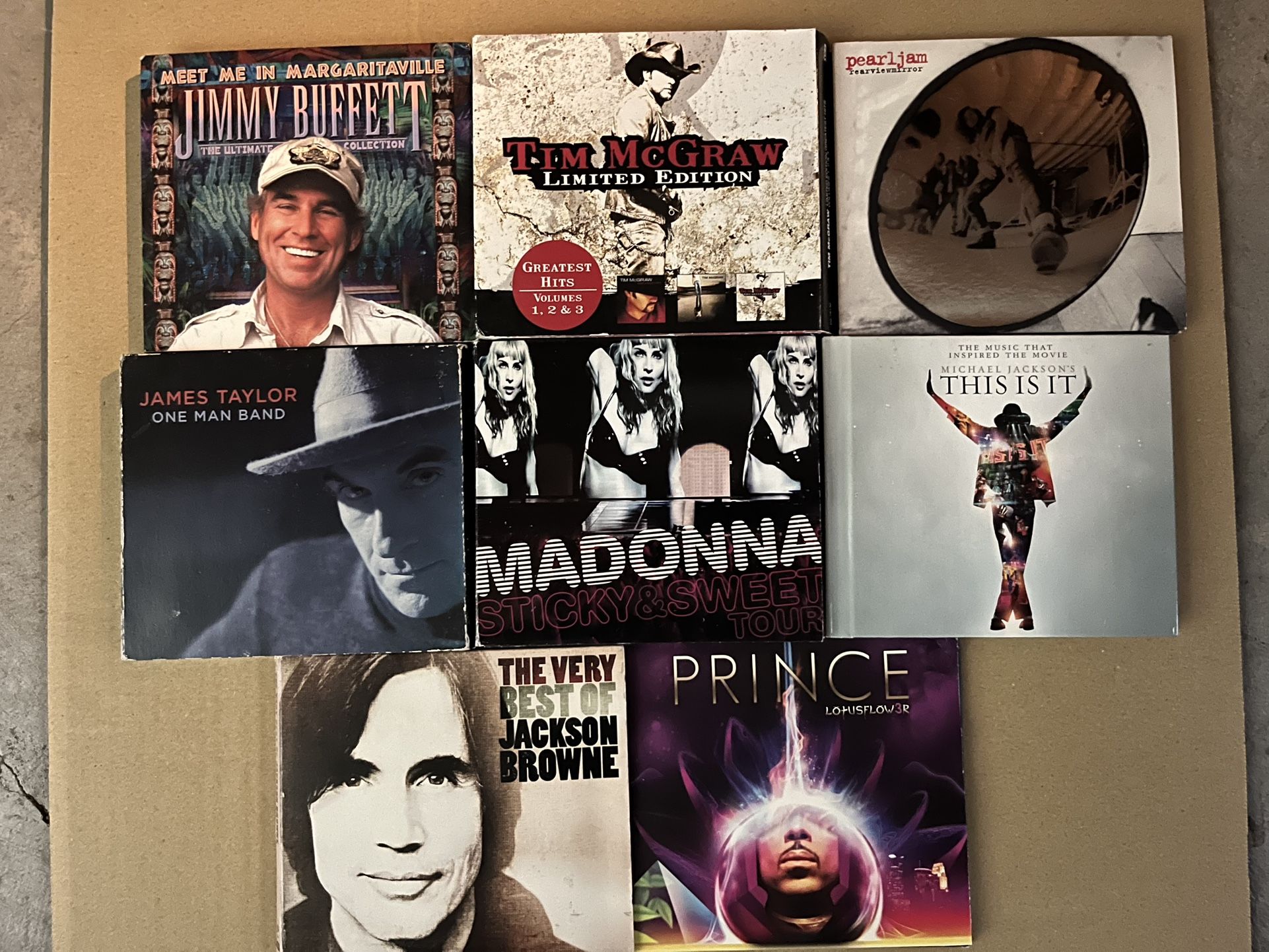20-Rock-Pop-Country CD’s Various Artists