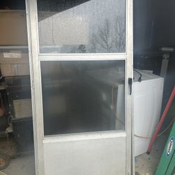 36” X 80” Aluminum Storm Door / Read Below ⬇️ 