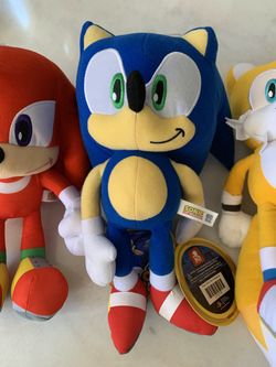 SHADOW Sonic 12 Plush The Hedgehog Stuffed Doll New Tag Authentic