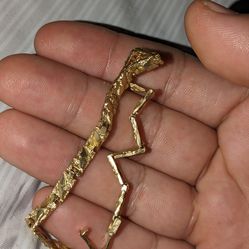 Gold Nugget  14k Bracelet 7.5inch