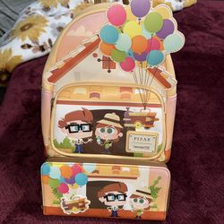 Up Balloon Cart Loungefly Backpack