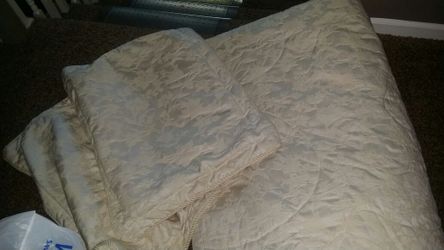 Beautiful bedspread with Shams and skirt