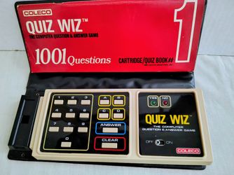 Coleco Quiz Wiz Learning Game for Children