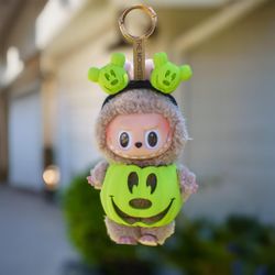 Apple Green 3D Printed Pumpkin Costume for Labubu Figures 🎃