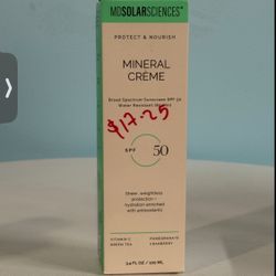 MDSolarSciences Mineral Creme SPF 50 3.4 oz. Sun Protection