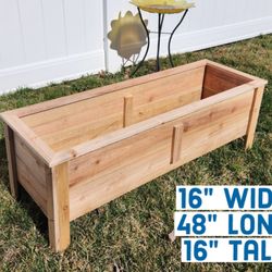 Wooden Cedar Planter / Garden Box