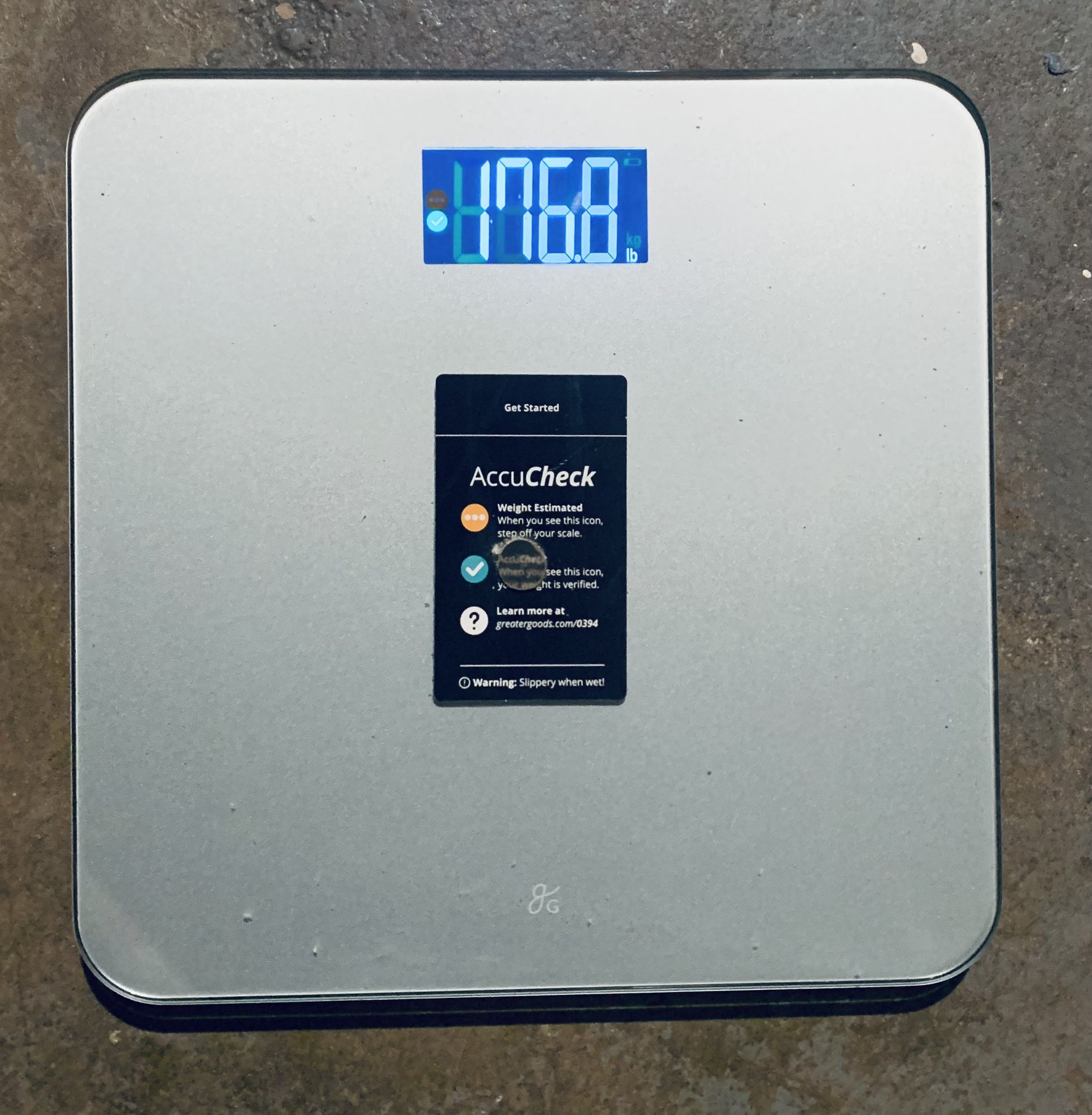 DIGITAL SCALE - Accucheck Greater Goods for Body Weight