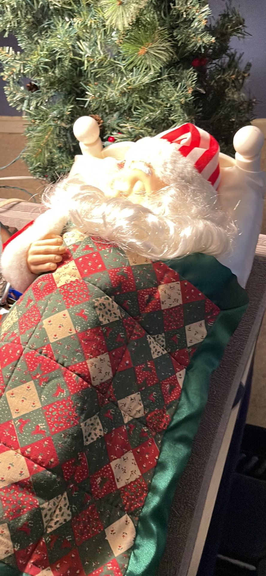 Sleeping 💤 & Snoring Santa $50 Obo Cash Only