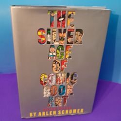 SILVER AGE OF COMIC BOOK ART HARDCOVER BOOK FOR...