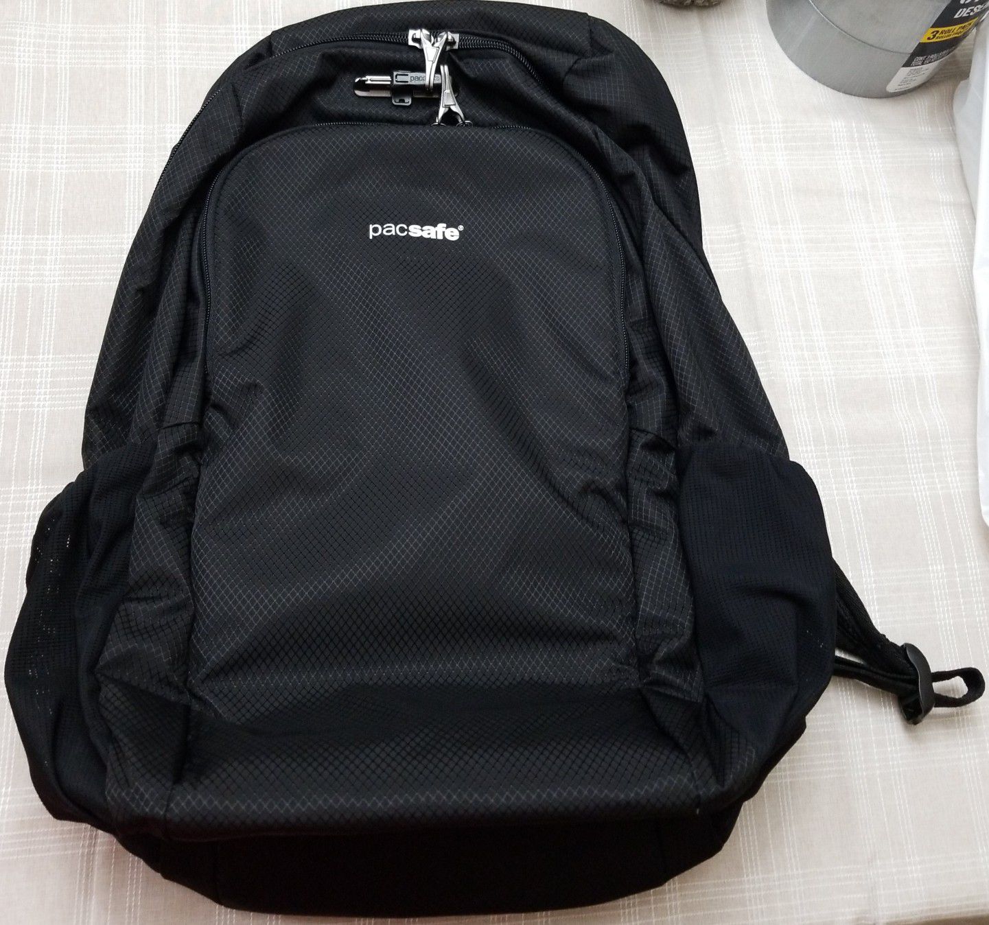Pacsafe backpack for antitheft