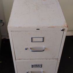 Hon 2 Drawer Metal Filing Cabinet