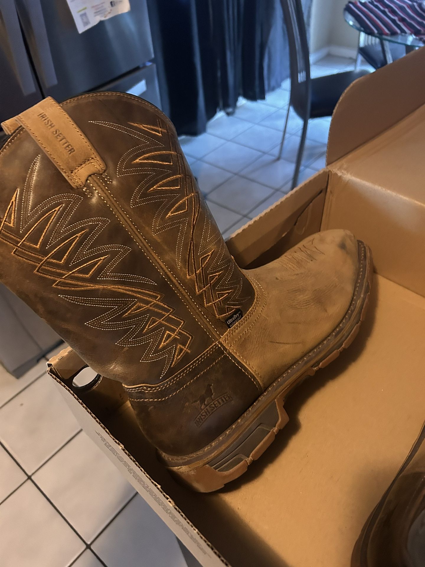 Irish setter Red Wings steel toe work boot