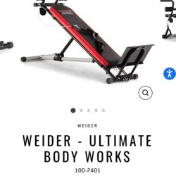 Weider total home large gym