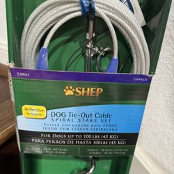 Large Dog Stake And Cable