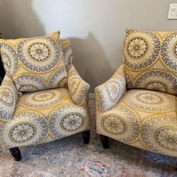Pier 1 Imports - Accent Sitting Sofa Accent Chairs (set of two)