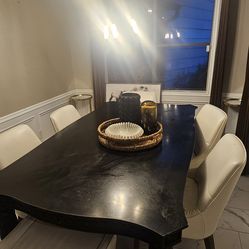 Black Dining Room Table-Table Only