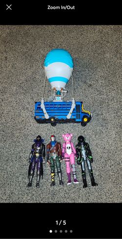 Fortnite Battle Bus and Action Figures Set