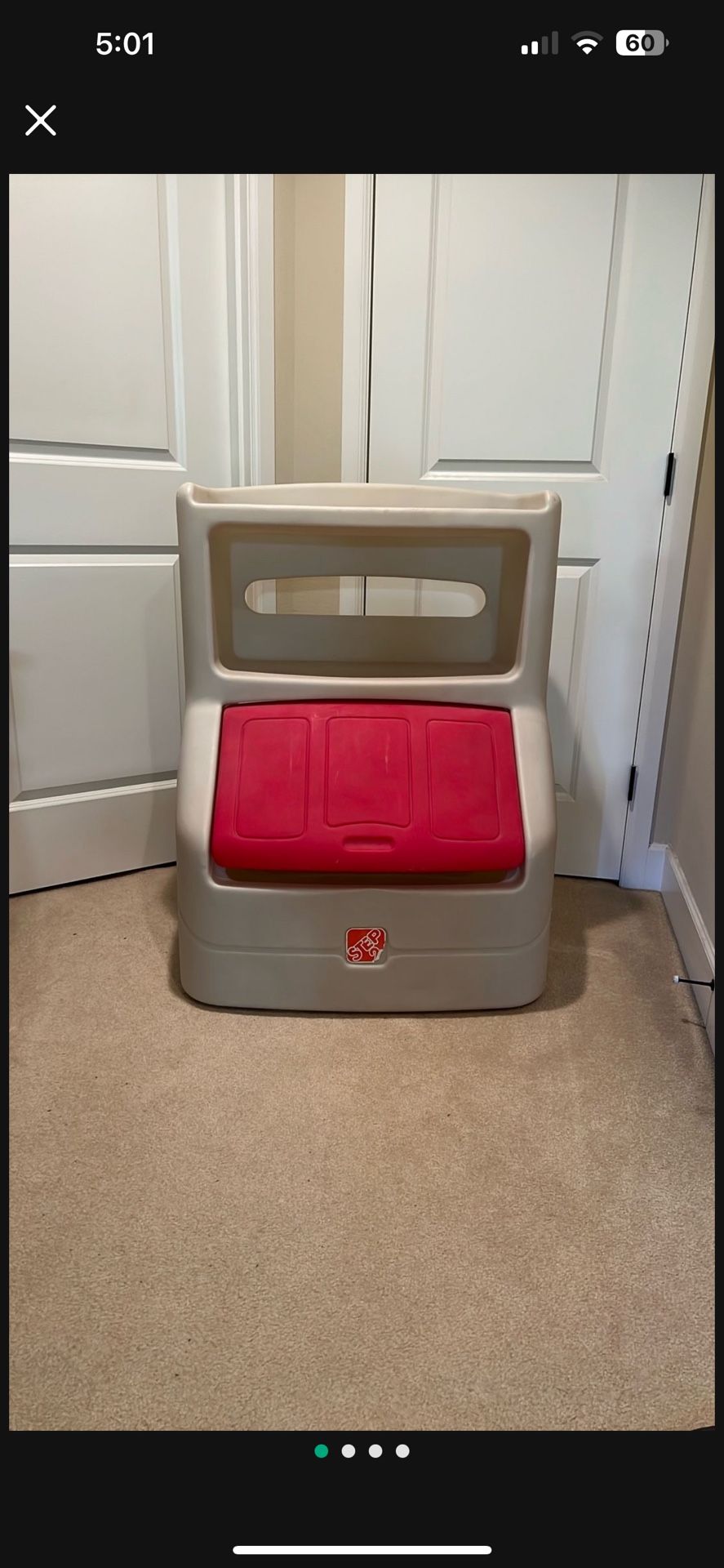 Step 2 Toy Box With Book Shelf