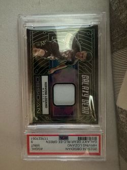 Chucky Lozano out of five obsidian patch galaxy gear PSA 9