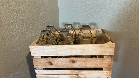 5 Candle holders