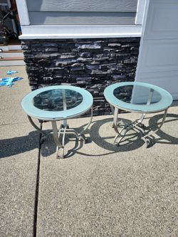 Glass Top Stands/end Table