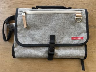Skip Hop Pronto Changing Station Gray Portable Baby Diaper Pad