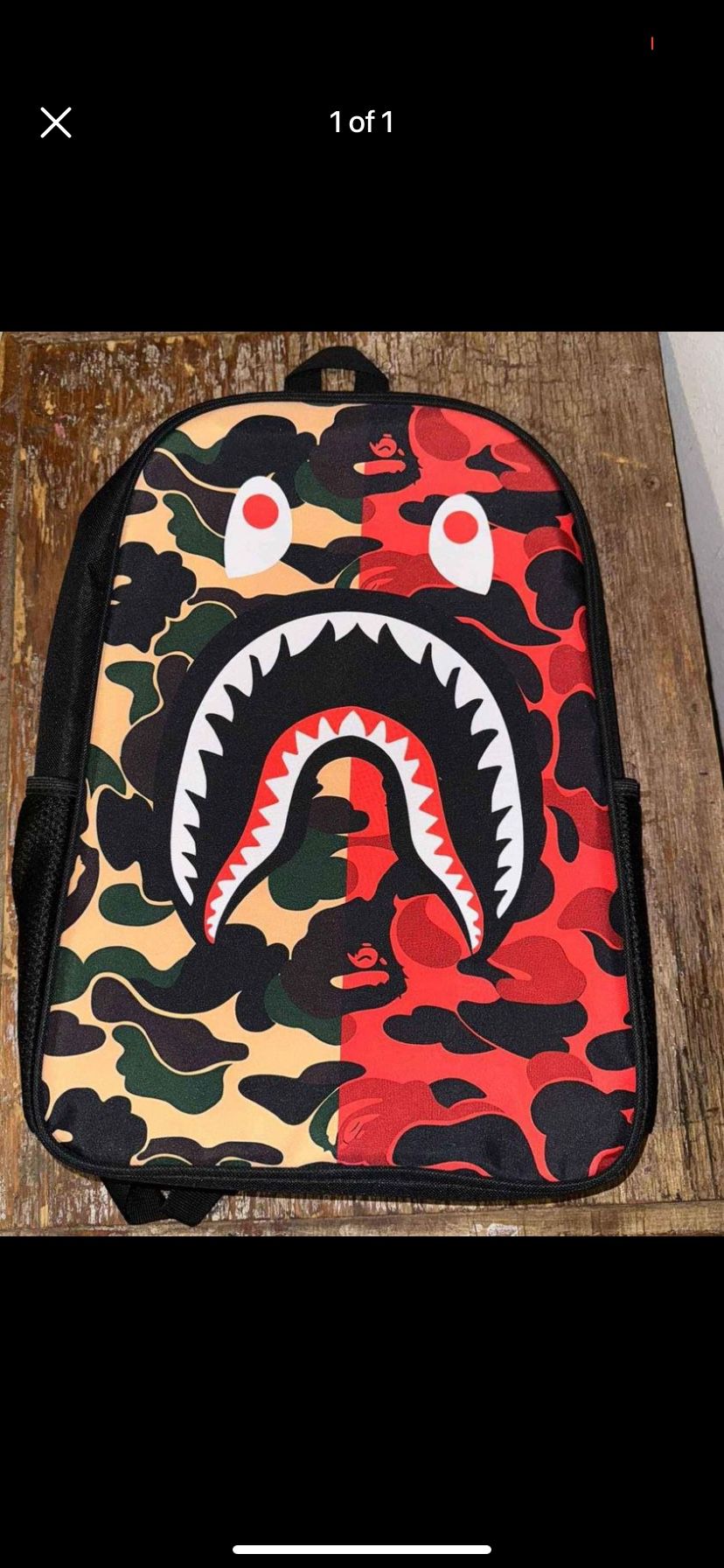 new bape backpack regular size 