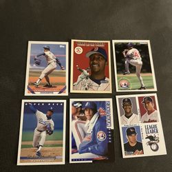 Lot Of 6 Pedro Martinez Baseball Cards
