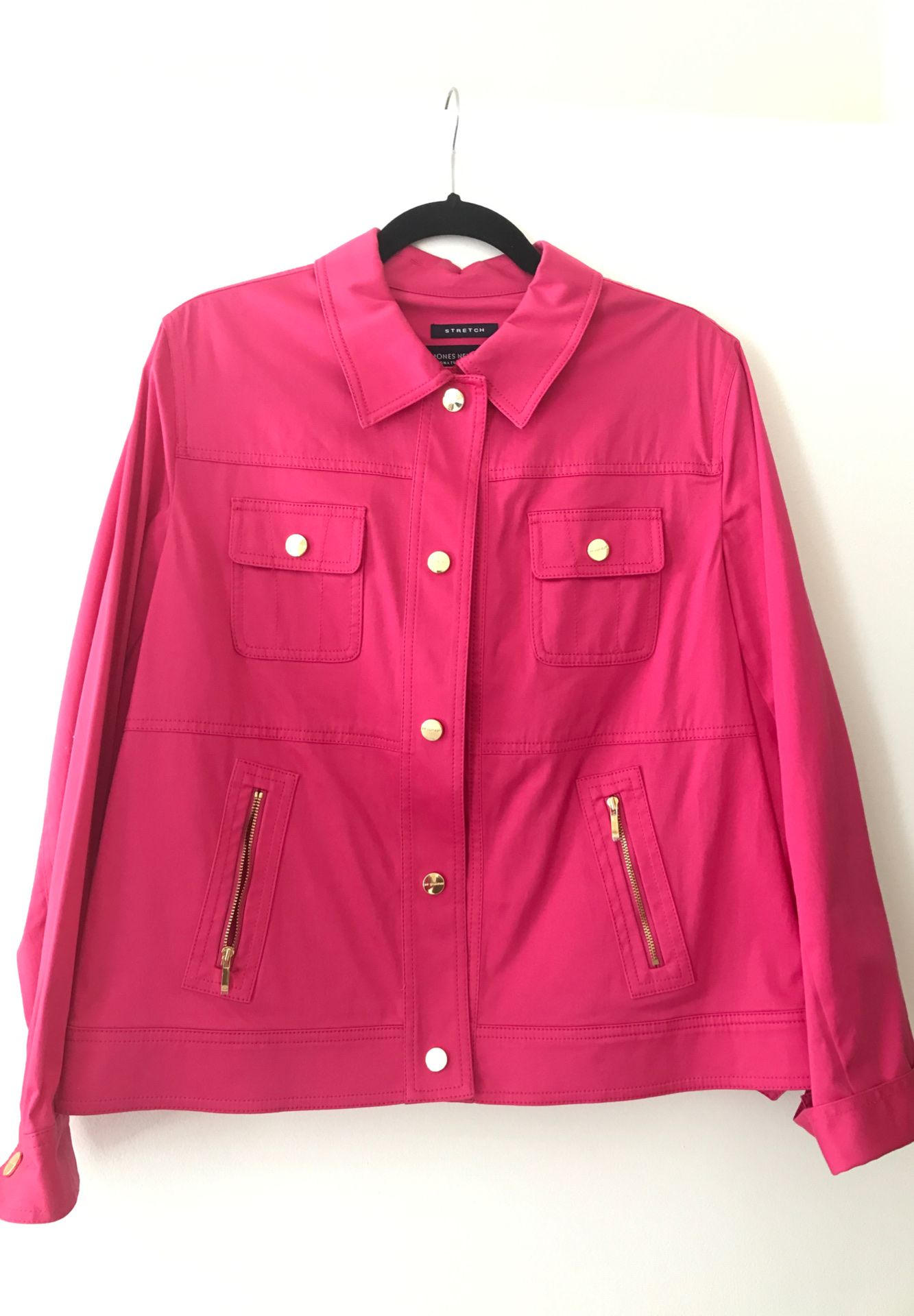 New Jones New York XL Hot Pink/ Fuschia Jacket