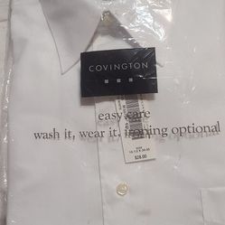 Brand NEW Men's White Dress Shirt