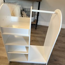 Dress Up Storage With Full Length Mirror
