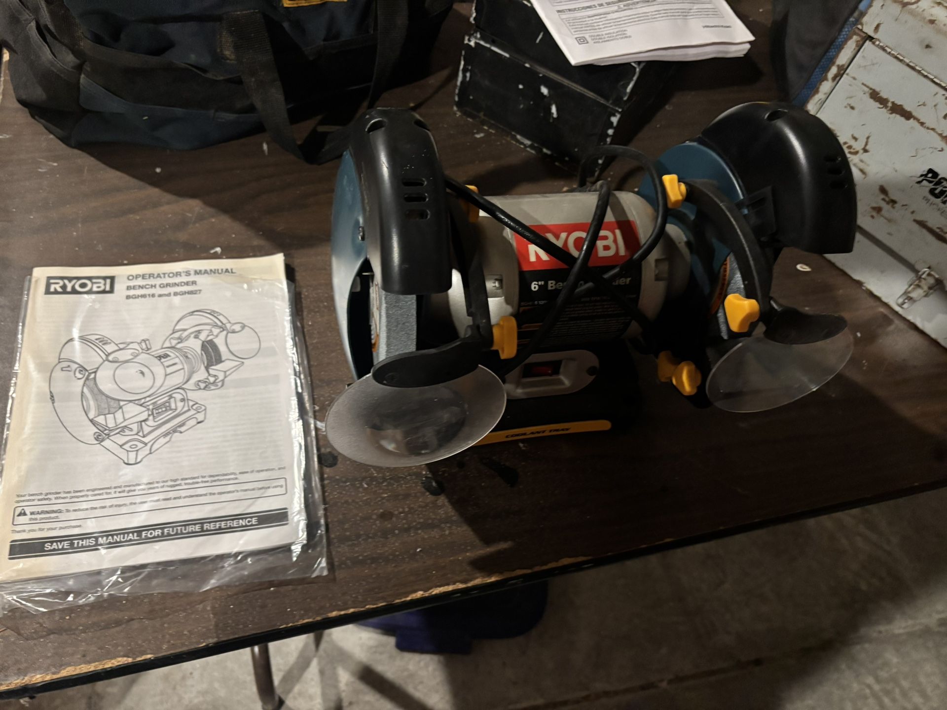 6 “ Ryobi Bench Grinder