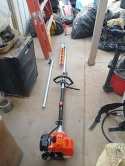 52cc pole hedge trimmer with an extra 3 ft extension