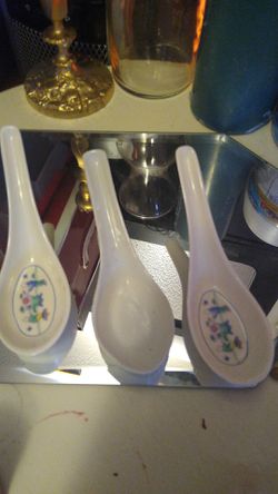 Ceramic Asian Spoons