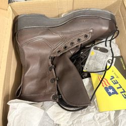 Belleville Chocolate Flight Deck Boots