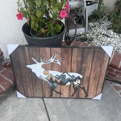 Painting with decoration image for office room or other places