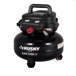 DOESNT WORK RIDGID 6 Gal. 150 PSI Portable Electric Oil-Free Jobsite Pancake Air Compressor with Dual Pressure Gauges and 2-Quick Couplers @531