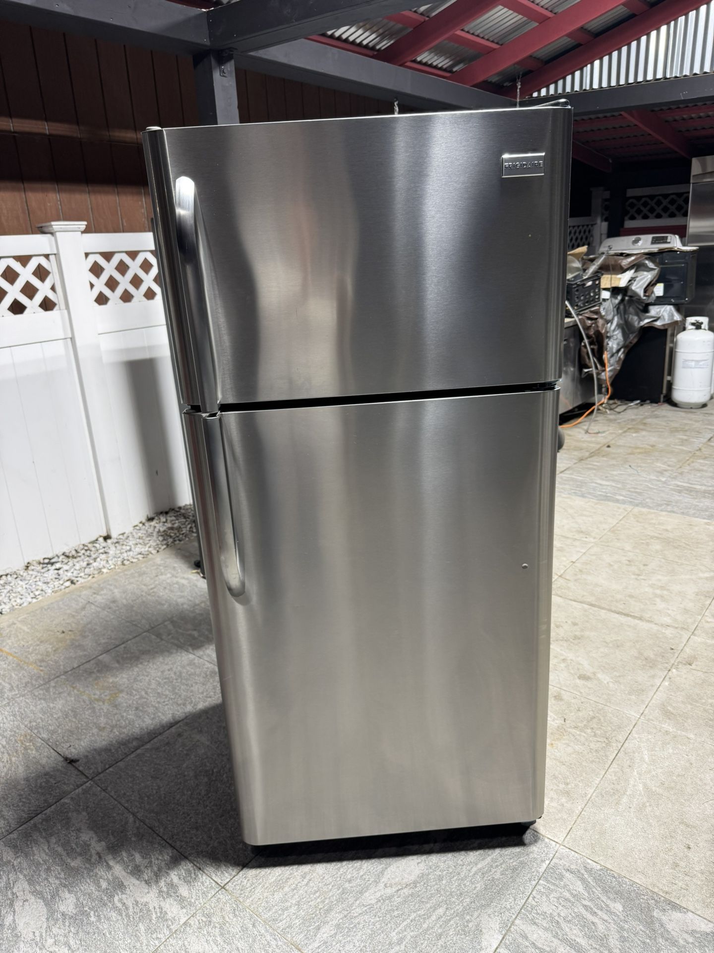 Frigidaire Refrigerator 30 X 66 Stainless Steel Working Perfect Clean One Receipt For 90 Days Warranty
