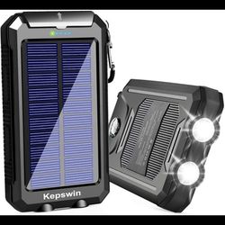 Portable Solar Charger-- Power Bank