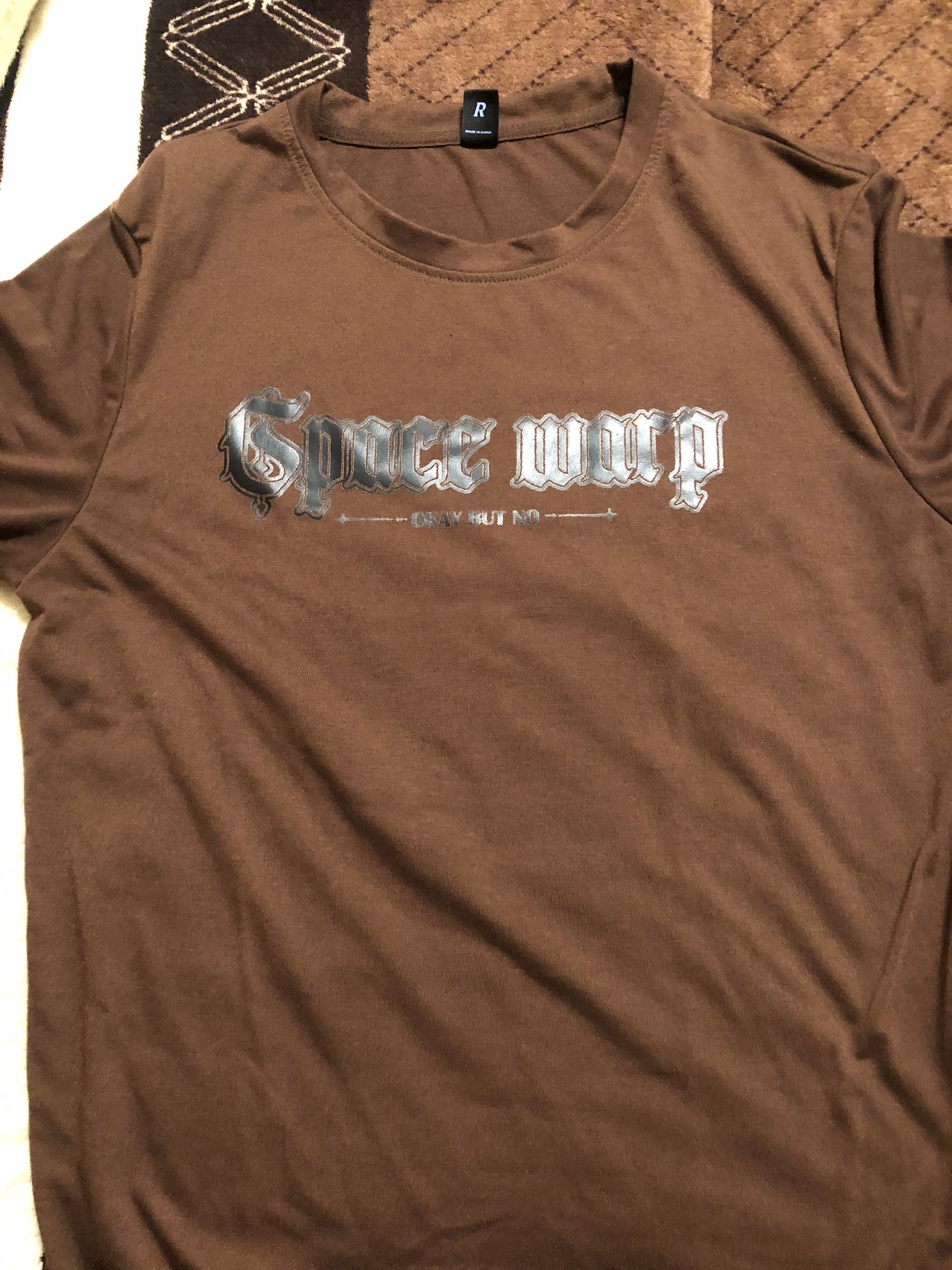 Brown Tee Size M 