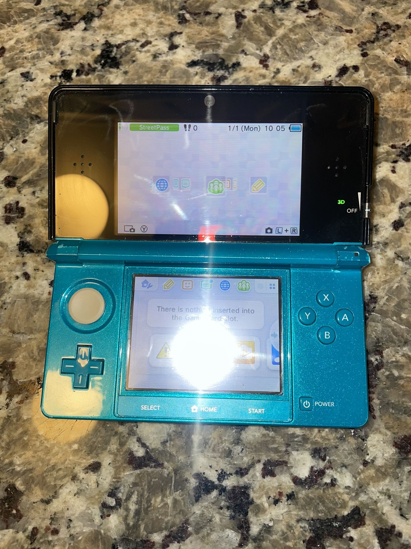 Nintendo 3DS Aqua Blue