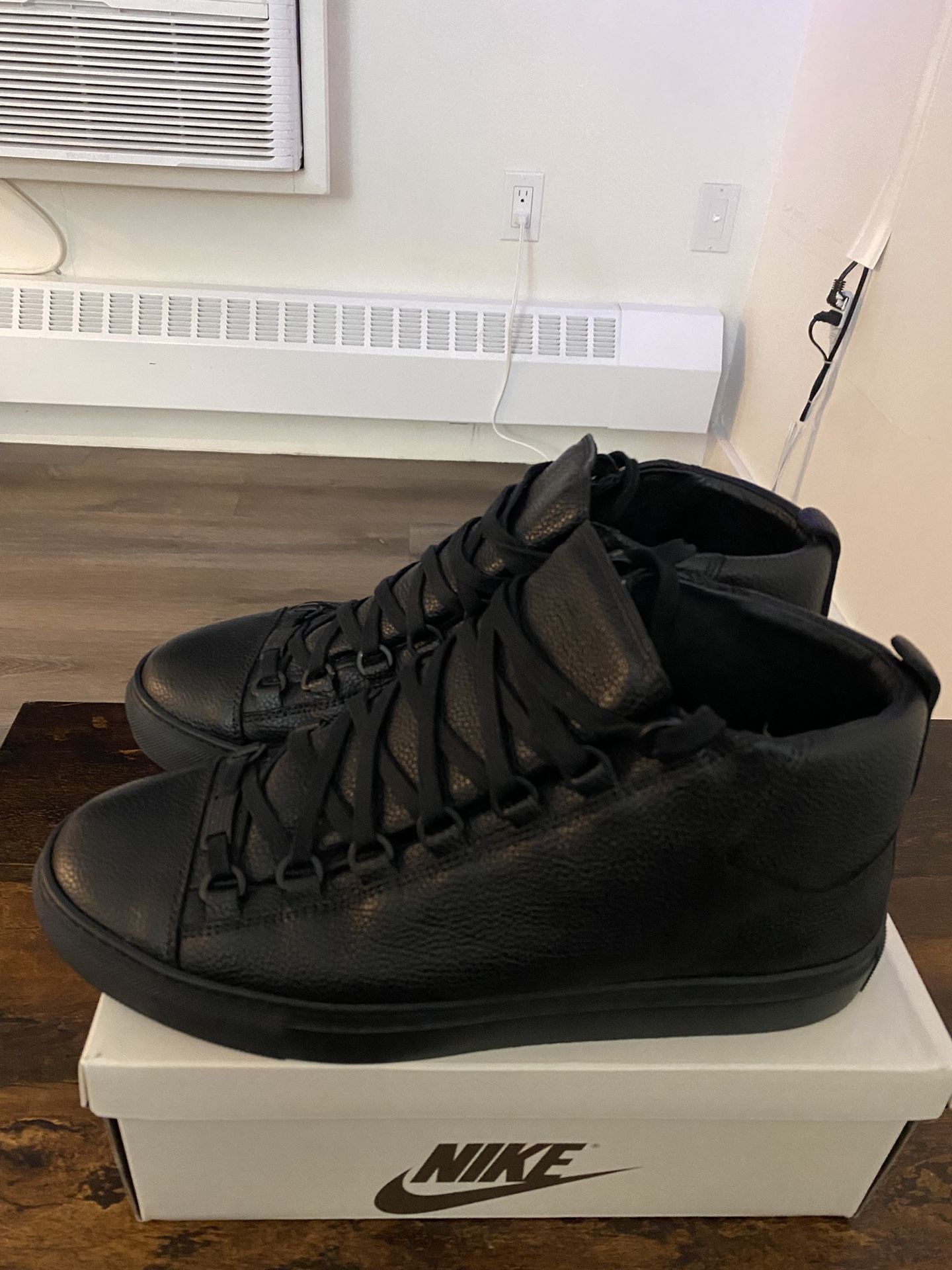 size 42 BALENCIAGA AREANA Men's Balenciaga Arena High Off White