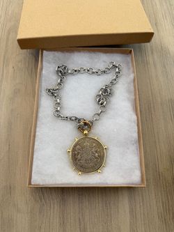 Coin necklace 18”