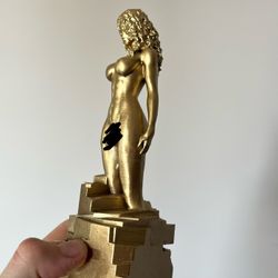 Transgender Female Statue Gold, New