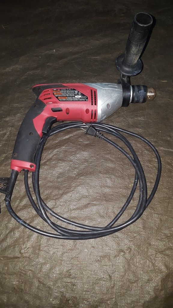 7Amp 1/2 Inch Corded Drill With Chuck And Mixer