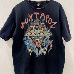 Juxtapoz x Skinner Artist Colab T-Shirt Men's Large HTF Rare Streetwear Metal