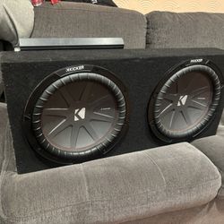2 12” Kicker CompR W Box 