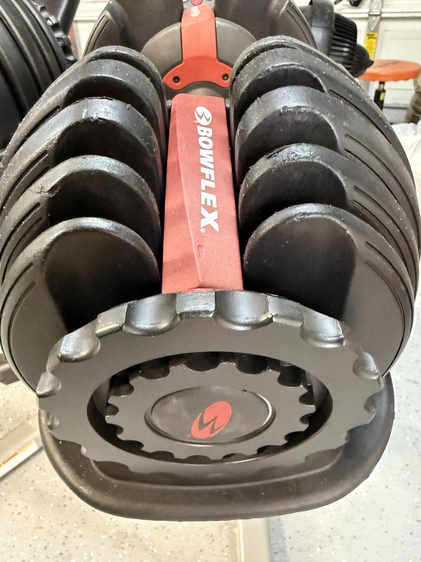 Upgraded Bowflex 552 Dumbbells + Stand + Bench (Upgraded Metal Disks – No Cracking Issues)