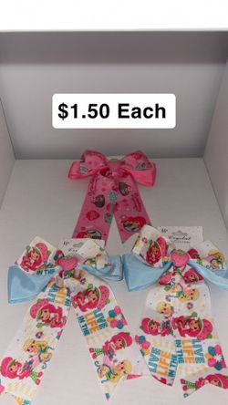 Strawberry Shortcake Bows $1.50 Each